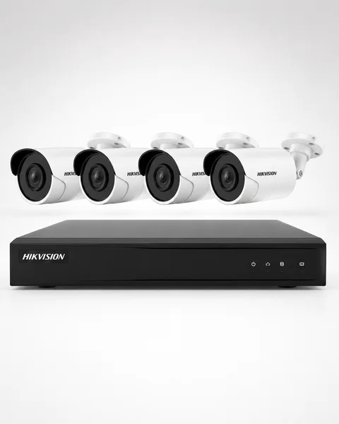 Kit de Seguridad Hikvision con 4 Cámaras y DVR