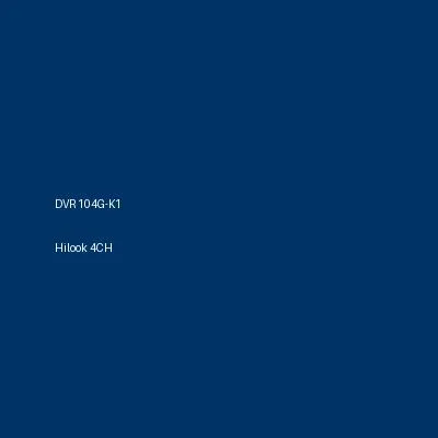DS-7104HGHI-K1(S) Hilook DVR 4CH